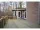 Spacious deck perfect for entertaining, overlooks the lush backyard and mature trees at 1285 Glandor Se Ct, Mableton, GA 30126