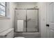 Cozy bathroom featuring a tub-shower combo and a new towel at 1285 Glandor Se Ct, Mableton, GA 30126
