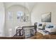 Bright open foyer showcases tall ceilings, wrought iron railings, and contemporary lighting at 440 Belada Blvd, Sandy Springs, GA 30342