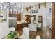 Spacious kitchen with stainless steel appliances, granite countertops, recessed lighting and hardwood floors at 440 Belada Blvd, Sandy Springs, GA 30342