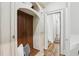 Mud room with custom built-ins and bench seating at 440 Belada Blvd, Sandy Springs, GA 30342