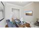 Stylish home office featuring a built-in desk, comfortable chairs, and a serene atmosphere at 440 Belada Blvd, Sandy Springs, GA 30342