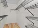 Walk-in closet with wood floors and wire shelves for storage and organization at 6165 Picketts Nw Rdg, Acworth, GA 30101