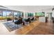 Inviting common room featuring ample seating, stylish decor, and large windows with natural light at 943 Peachtree Ne St # 2009, Atlanta, GA 30309