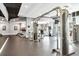 Spacious gym featuring a variety of modern exercise equipment and fitness machines at 943 Peachtree Ne St # Ph 20, Atlanta, GA 30309