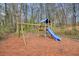 The backyard featuring a playset with swings and a slide at 2274 Glenridge Dr, Marietta, GA 30062