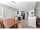 Charming kitchen with stainless steel appliances and a dining table at 5336 Monticello Dr, Villa Rica, GA 30180