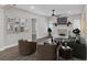 Inviting living room featuring a fireplace, stylish seating, and curated artwork at 1729 Spring Ne St, Conyers, GA 30012