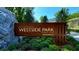 Sign for City of Atlanta's Westside Park at 243 Howell Sw Ter, Atlanta, GA 30331