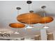 Unique light fixture makes a statement in this modern dining space at 2525 Peachtree Ne Rd # 32, Atlanta, GA 30305