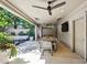 Inviting outdoor dining space with ceiling fans and comfortable seating area at 2525 Peachtree Ne Rd # 32, Atlanta, GA 30305