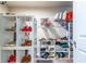 Spacious walk-in closet featuring shelving and hanging storage at 3540 Lindsy Brook, Douglasville, GA 30135