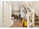 Inviting entryway featuring hardwood floors, a staircase, and a closet at 4526 Golf Vista Cir, Decatur, GA 30035