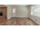 Hardwood floors throughout the main floor give this home a modern feel, from the living room to the back door at 5498 Balmoral Dr, Douglasville, GA 30135