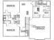 Second floor plan showing bedrooms, bathrooms, laundry, and loft; primary suite and bathroom featured at 745 Great Oak Pl, Villa Rica, GA 30180