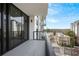 Wide balcony featuring views of neighboring buildings and the city skyline at 2425 Peachtree Ne Rd # 903, Atlanta, GA 30305