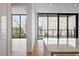 Modern kitchen with stainless steel appliances and city view at 2425 Peachtree Ne Rd # 903, Atlanta, GA 30305