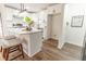 Well lit modern kitchen with a view of a laundry area at 4776 Ballew Dr, Powder Springs, GA 30127