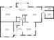 Floorplan showcasing kitchen, living room, dining area, foyer, laundry room, and breakfast nook at 5956 Henley Dr, Powder Springs, GA 30127