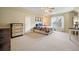 Spacious carpeted bedroom featuring a bright window and three dressers at 616 Redwood Ln, Canton, GA 30114