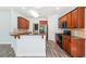 Well-appointed kitchen with stainless appliances, granite countertops, and breakfast bar seating at 2143 Great Shoals Cir, Lawrenceville, GA 30045