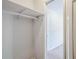 Clean closet featuring neutral paint and shelf with rod at 2236 Chestnut Hill Cir, Decatur, GA 30032