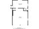 Layout of first floor showing Gathering room, bath, and garage, with dimensions for each space at 2236 Chestnut Hill Cir, Decatur, GA 30032