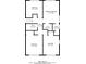Third floor floorplan view showcases four bedrooms, two bathrooms, WIC, and hall layout at 2236 Chestnut Hill Cir, Decatur, GA 30032