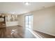 The open floor plan offers a seamless transition between the living area and the kitchen at 2236 Chestnut Hill Cir, Decatur, GA 30032