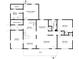 Detailed floor plan featuring the layout of the home, including dimensions of each room at 473 Oakside Sw Dr, Atlanta, GA 30331