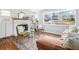 Cozy living room featuring a fireplace and lots of natural light at 4326 Newton Cir, Douglasville, GA 30134