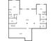 A basement floorplan showing room dimensions and layout at 9089 Hanover St, Lithia Springs, GA 30122