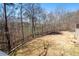 Large backyard with lush greenery, mature trees, and a picturesque setting at 15 York Trce, Cartersville, GA 30121
