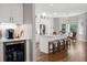 Modern kitchen with a large center island, stainless steel appliances, and hardwood flooring at 15 York Trce, Cartersville, GA 30121