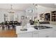 Open-concept living area features hardwood floors and soaring vaulted ceilings at 15 York Trce, Cartersville, GA 30121