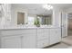 Bright bathroom with a double sink vanity and ample storage, combining style and practicality at 500 Anfield Dr, Woodstock, GA 30188