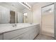 A double sink vanity is the focus of this bright full bathroom at 1678 Valor Ridge Nw Dr, Kennesaw, GA 30152