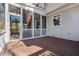 Wooden porch with access to the outdoors and white railings at 1678 Valor Ridge Nw Dr, Kennesaw, GA 30152