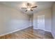 Bedroom featuring neutral walls and a ceiling fan at 2300 Kate Moore Way, Buford, GA 30518