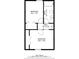 Second floor plan layout of the home with labeled rooms and dimensions at 3661 Silver Leaf Sw Ln, Marietta, GA 30008