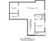 Basement floor plan featuring a recreation room, kitchenette, fitness area and storage at 2922 Parkridge Ne Dr, Brookhaven, GA 30319