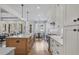 Spacious kitchen showcasing a large island, modern appliances, and an open layout with a dining area at 2922 Parkridge Ne Dr, Brookhaven, GA 30319