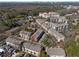 Aerial view of a residential community with lush greenery and well-maintained townhomes at 1029 Emory Parc Pl, Decatur, GA 30033