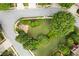 Aerial view of a home with landscaped front yard and mature trees at 1907 Haven Park Se Cir, Smyrna, GA 30080