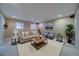 Finished basement with a sofa, comfortable seating, and decor at 251 Waterford Cove Dr, Suwanee, GA 30024