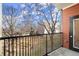 Relax on the private balcony overlooking mature trees and green spaces at 525 Parkway Dr Ne # 203, Atlanta, GA 30354