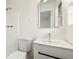 Modern bathroom featuring a sleek vanity and a stylish mirror at 3385 Lyndale St, Douglasville, GA 30135