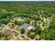 Wide aerial shot showcasing the community, surrounded by lush greenery and trees at 565 Ashvale Overlook, Alpharetta, GA 30005