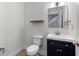 Powder room featuring a modern mirror and vanity at 1004 Masons Creek Cir # 1004, Atlanta, GA 30350