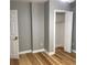 Bedroom with hardwood floors and a closet with a bifold door at 1140 Smith Sw St, Atlanta, GA 30310